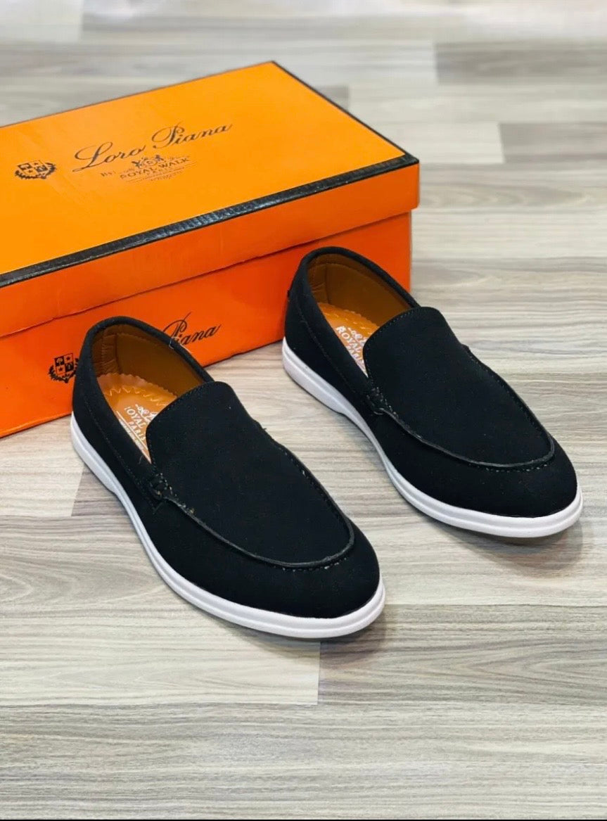 SUEDE LORO PIANA LOAFERS